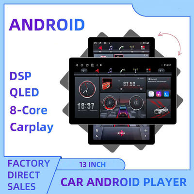 Universal 1 Din 13 Zoll Auto DVD-Player Android Autoradio mit drehbarem Touchscreen