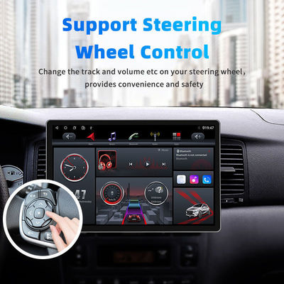 Touchscreen Android Auto Radio 2.5D GPS-Navigation Multimedia-Player 1Din 13" Universal