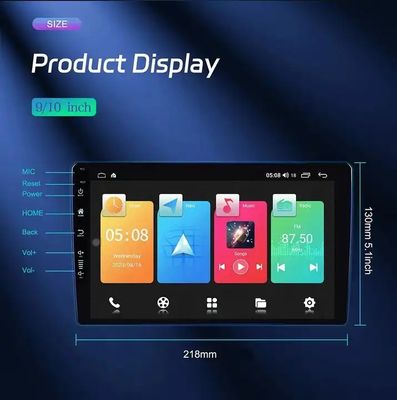 9 Zoll Car DVD Player Android Navigation mit 6 128 GB 4G WLAN GPS Dsp Rds AM Double Din Car Radio