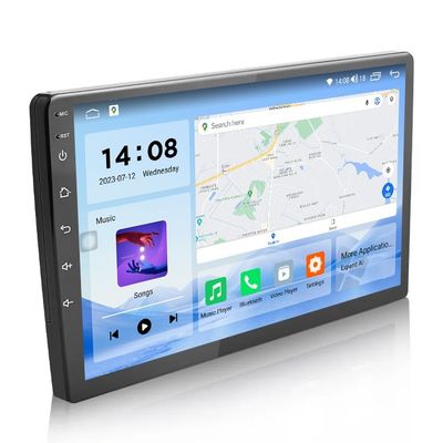 QLED-Bildschirm Android 9/10 Zoll 4G RAM 64G ROM Double Din Car MP5 Player mit benutzerdefinierter Benutzeroberfläche