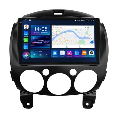 Eingebettete 2DIN CarPlay 4G Wifi BT Autoradio Audio DVD GPS Multimedia Player für den Mazda 6 2002-2008