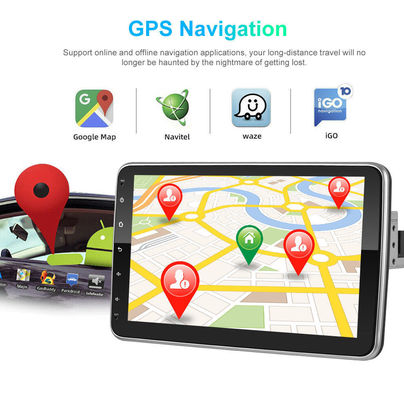 Universal 10,36' IPS Android Auto Radio GPS Wifi 1 Din Touchscreen Carplay HD Kamera