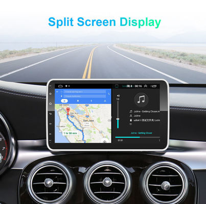 Universal 10,36' IPS Android Auto Radio GPS Wifi 1 Din Touchscreen Carplay HD Kamera