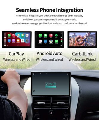 Fortgeschrittener 11,5 Zoll QELD-Bildschirm 2Din Car Stereo System Navigation Carplay Android13 Auto Full Fit 8 Core Autoradio Android Car Player