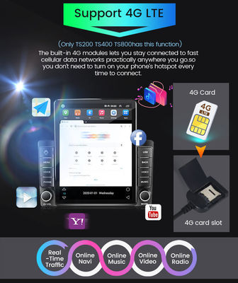 Universal Android Auto Car Radio 9.5'' vertikaler Bildschirm FM IPS Carplay MP5 Car Player